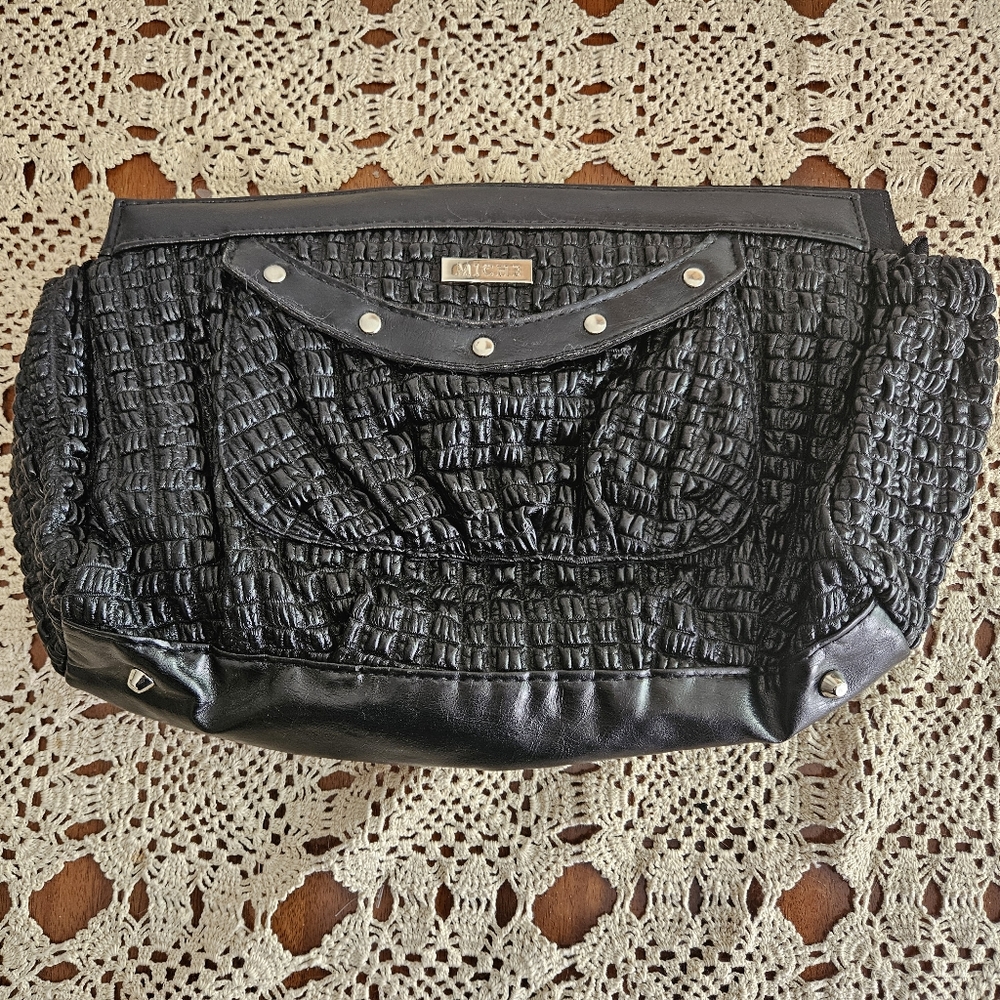 Miche shell / cover black w/ silver hardwarFor small bag. Just the shell.